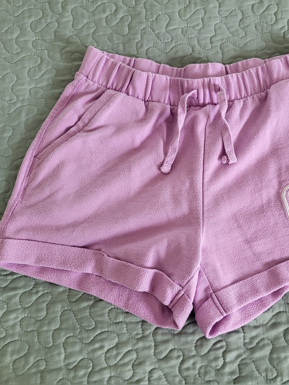 GAP Lilac Pink Girls' Knit Drawstring Shorts